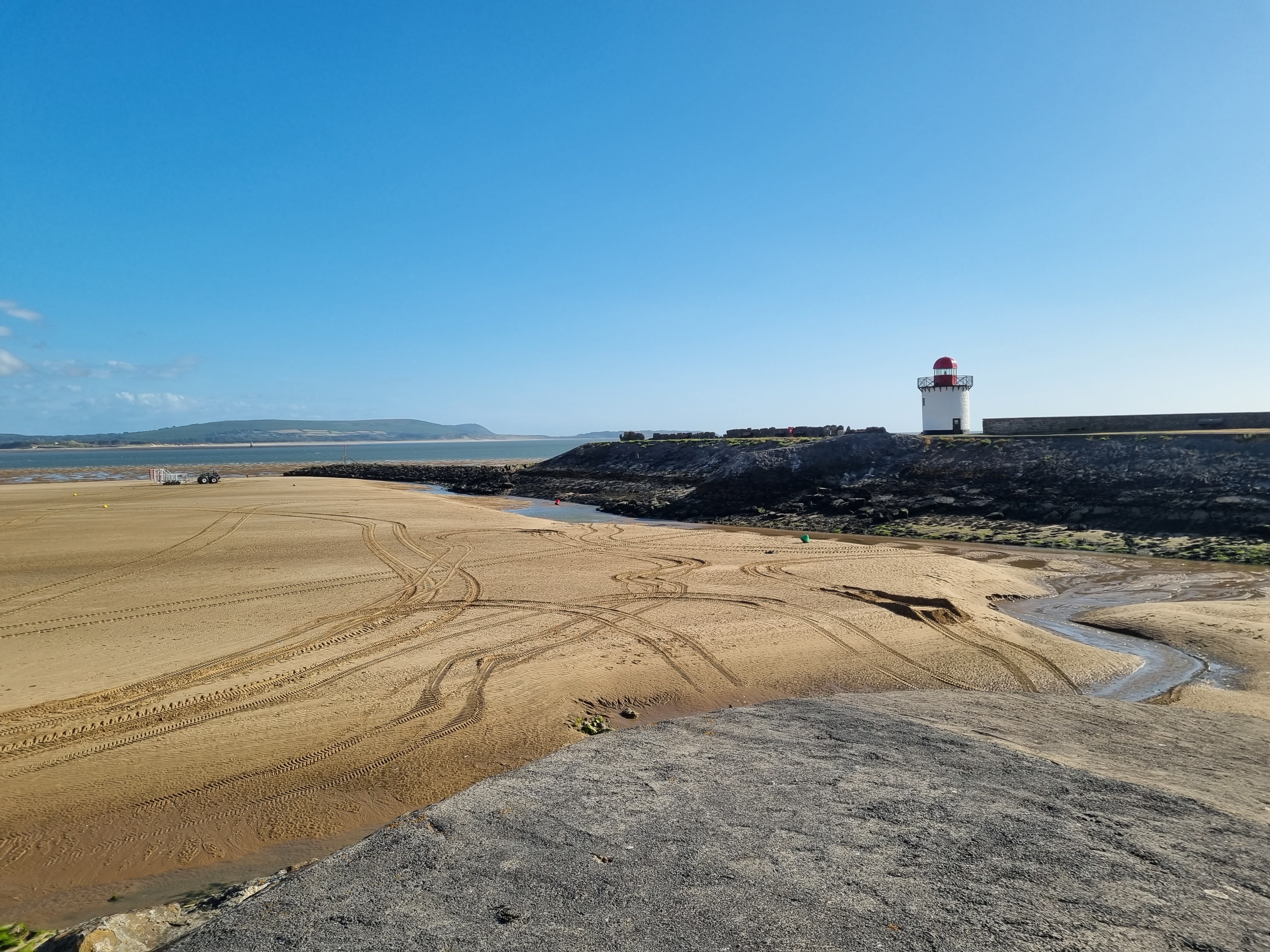 Bury Port with worms head in the distance