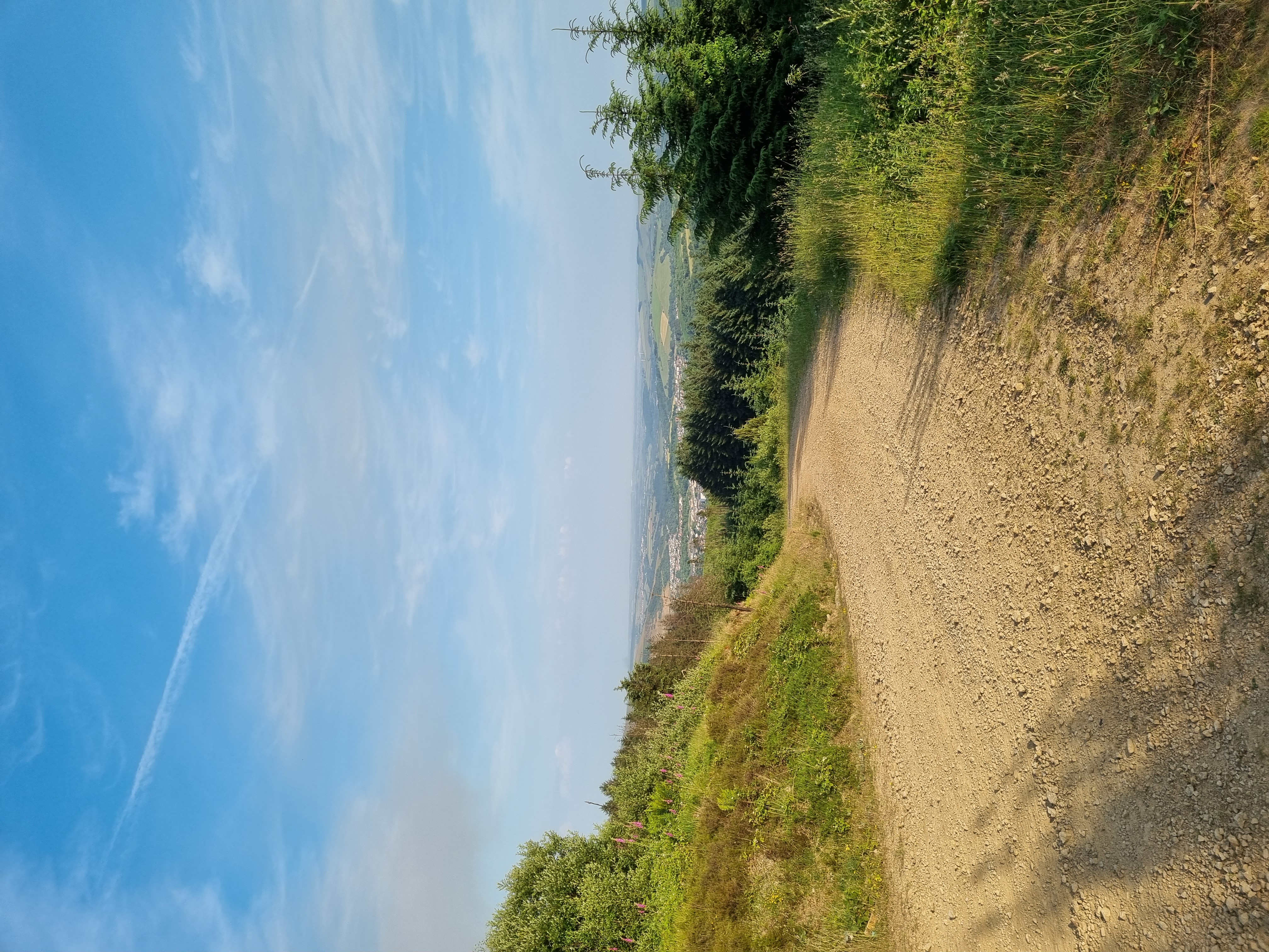 View from Garnwen down the Llynfi valley